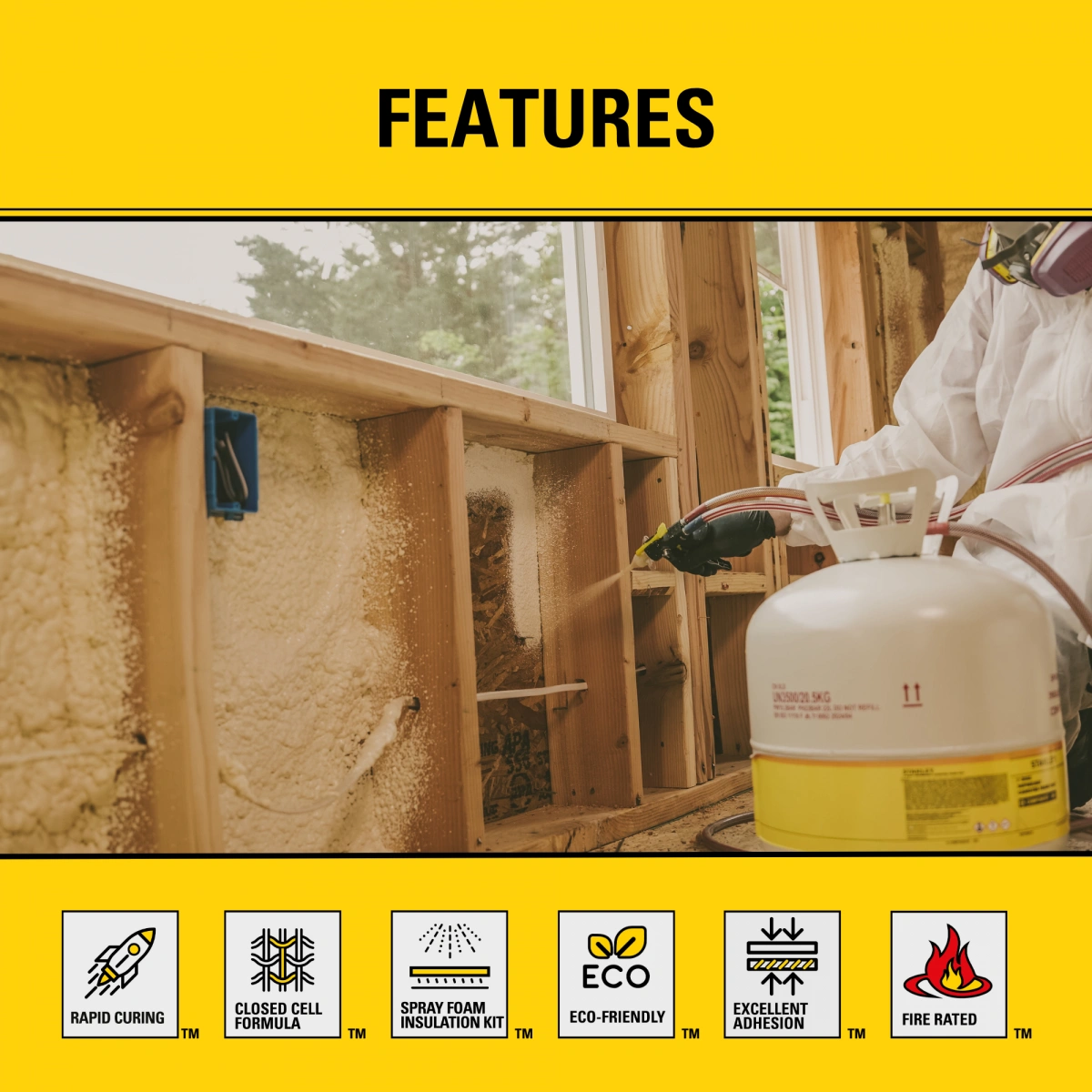 F 994C SUPERCOAT CANISTER FOAM - STANLEY
